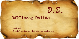 Délczeg Dalida névjegykártya